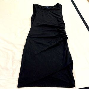 Tilden black knit dress